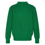 Sweater Louis Vuitton Green Knit Zip-Up LV001 - Image 2