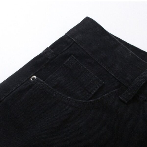 Jeans Denim Tears Floral Print Black - Image 6