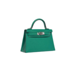 Kelly Mini Epsom Smaragdgr?n/Silber