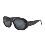 Rechteckige Sonnenbrille Schwarz
