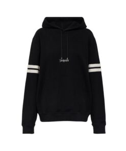 Hoodie Schwarz/Weiß