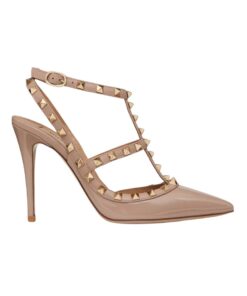 Pumps Rockstud mit Käfig Puder 100cm