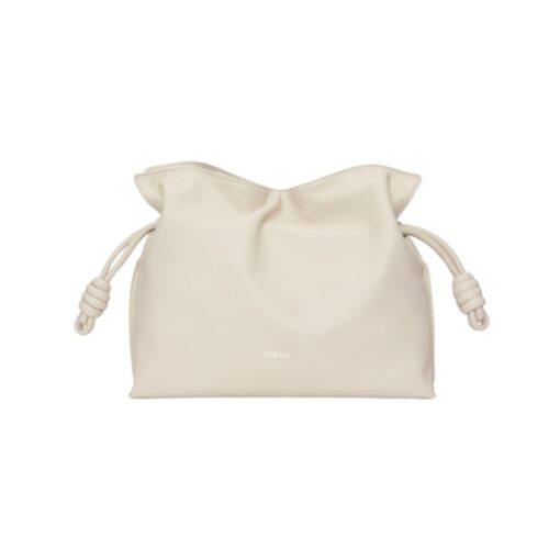 Clutch aus Nappa-Kalbsleder Meersalz 24.5cm