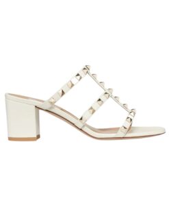 Rockstud Kalbsleder Hell-Elfenbein 60cm