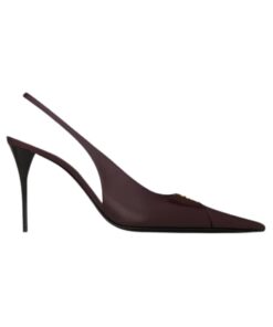 Slingback Burgunderrot 9 cm
