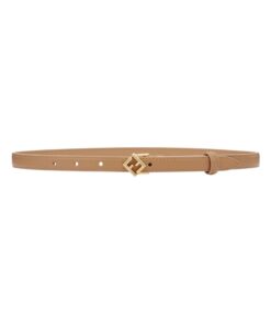 Riemen aus beigem Leder 1.5cm