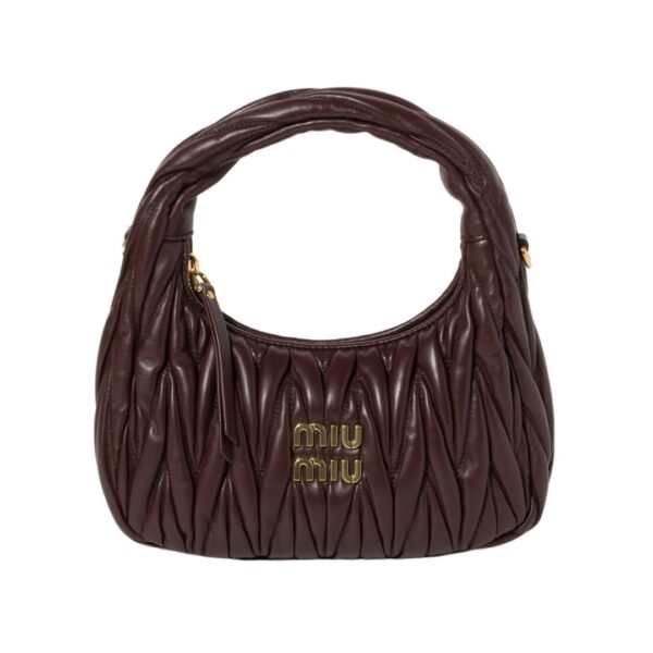 Matelassé-Nappa-Leder-Hobo Briarwood 20cm