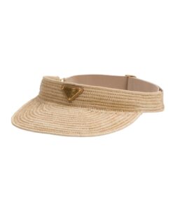 Crochet Visor Naturfarben