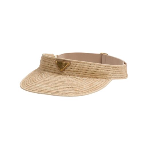 Crochet Visor Naturfarben