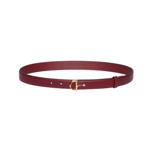 Horsebit Buckle Rot 2 cm