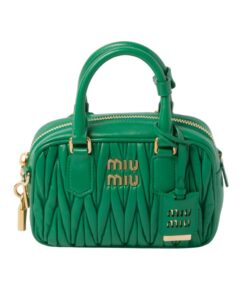 Arcadie matelassé nappa leather 10.3cm