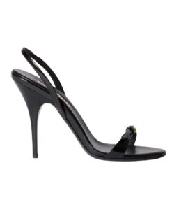 Lackleder Schwarz 10.5cm