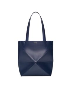 Mittelgroße Puzzle Fold Tote Abyssblau 31.5cm