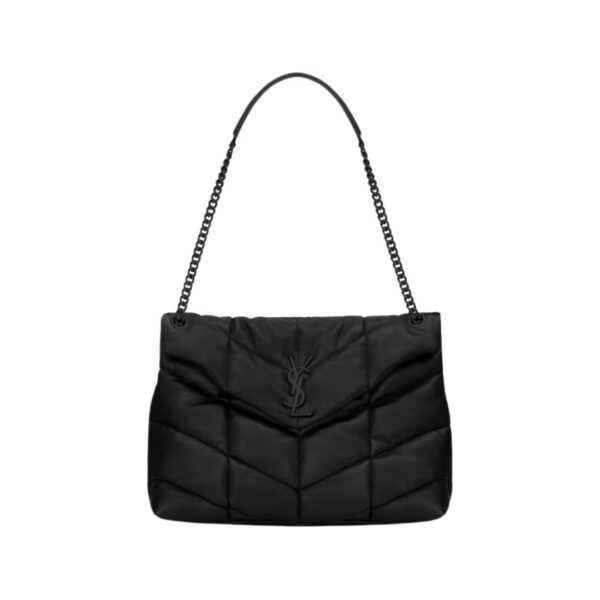 Puffer Medium aus Nappaleder 35cm
