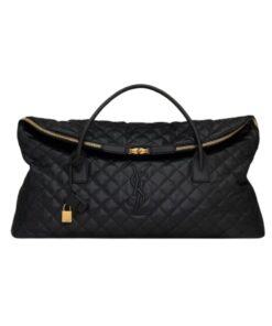ES Giant Travel Bag aus gestepptem Leder 56cm