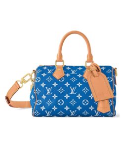 Speedy P9 Bandoulière Blau 25cm