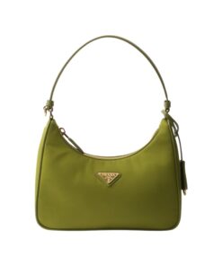 Re-Nylon- und Saffiano Efeugrün 17cm