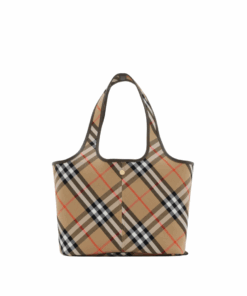 Alternative view of Check Tote Braun/Beige 39 cm