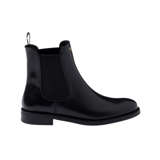 Stiefeletten aus gebürstetem Leder – Bild 2