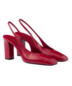 Lackleder Slingback-Pumps 8.5cm
