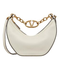 Kleine VLogo Moon Hobo Elfenbein 29cm