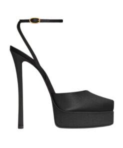 la scandale platform sandals in satin crepe 11cm