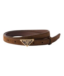Wildledergürtel Kakao-Braun 1.5cm