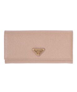 Große Saffiano-Leder in Puderrosa 9.5cm
