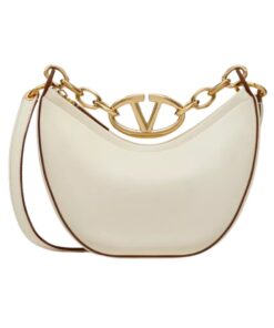 VLogo Moon Mini Hobo Ivory 20cm