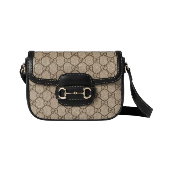 Weiche Mini-Schultertasche aus braunem Leder 20cm
