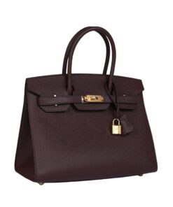 Alternative view of Rouge Sellier Epsom Gold-Hardware 30cm