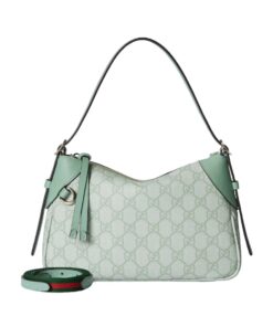 GG Emblem Tasche Salbeigrün 24.5cm
