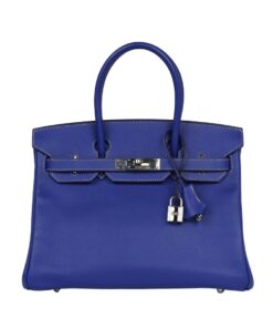 Bleu Électrique Candy Epsom mit Palladium-Beschlägen 30cm