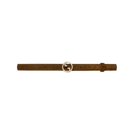 Hellgoldene Beschläge schmaler Gürtel 2cm