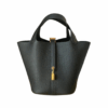 Picotin Lock Togo Schwarz 22 cm