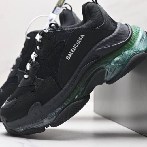 Triple S Clear Sole Schwarz – Bild 6