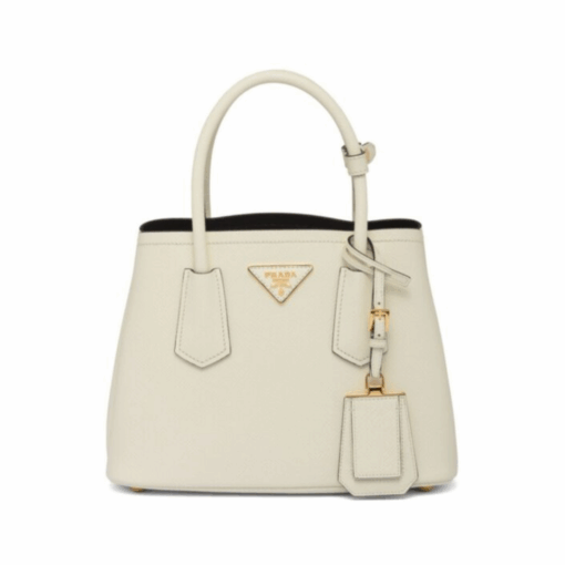 Double Saffiano Creme 25 cm