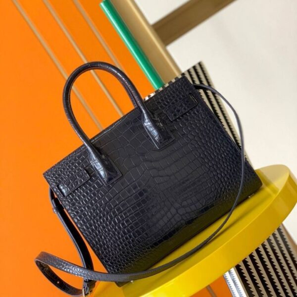 Sac de Jour Schwarz/Goldbraun 32 cm – Bild 4