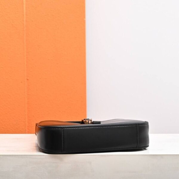 Le 5 A 7 Mini aus Lackleder Schwarz 19 cm – Bild 5