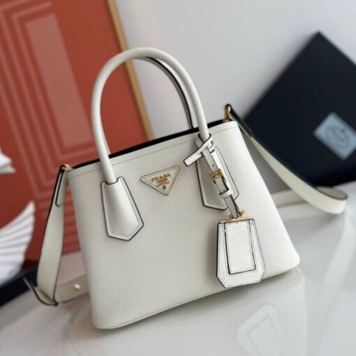 Double Saffiano Creme 25 cm – Bild 2