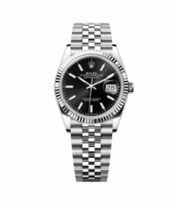 DateJust Silber/Schwarz 36 mm