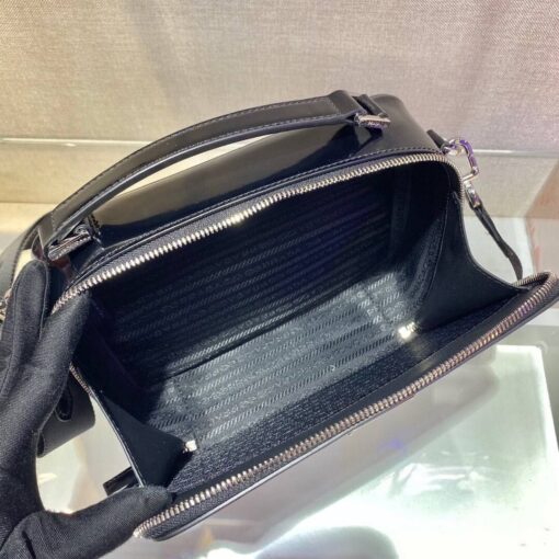Brique Saffiano Schwarz 22 cm – Bild 5
