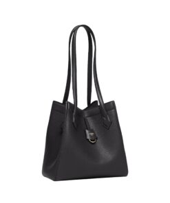 Alternative view of Umwandelbare Ledertasche in Schwarz  27cm