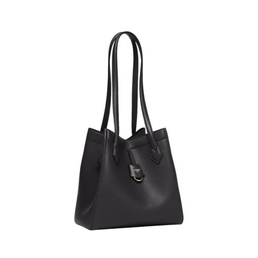 Umwandelbare Ledertasche in Schwarz  27cm – Bild 2