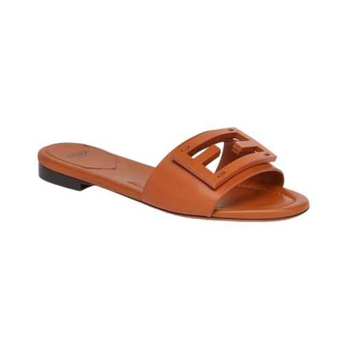 Flip-Flops aus braunem Leder – Bild 2