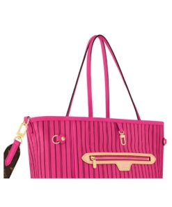 Alternative view of Bandoulière Inside Out MM Tote-Tasche in Rosa 31cm