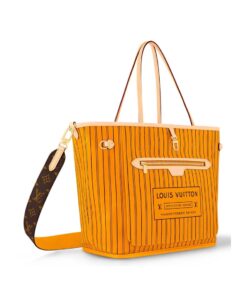 Alternative view of Bandoulière Inside Out MM Tote-Tasche in Jaune Safran 31cm