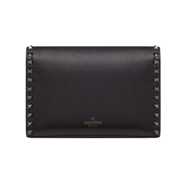 Kalbsleder Crossbody Schwarz 22.5cm – Bild 2