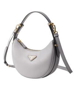 Alternative view of Arqué kleine Ledertasche Granitgrau 18.5cm