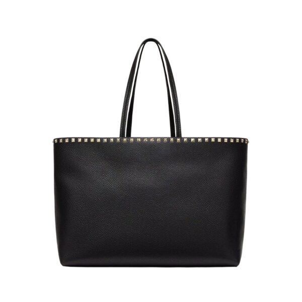 Kalbsleder Tote Schwarz 48cm – Bild 2